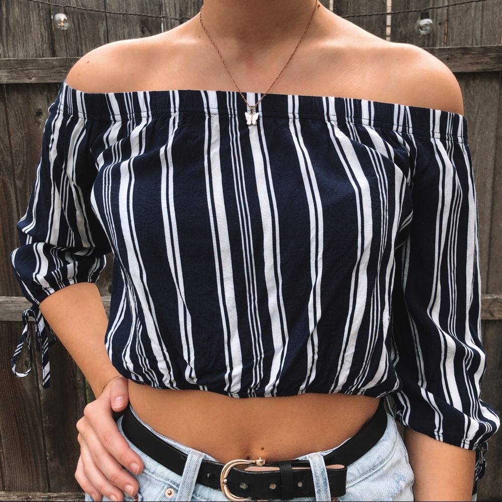 L.A. Hearts off the shoulder top